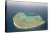 Aerial Photography of Coral Reef Formations of the Great Barrier Reef-Louise Murray-Stretched Canvas