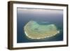 Aerial Photography of Coral Reef Formations of the Great Barrier Reef-Louise Murray-Framed Photographic Print