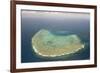 Aerial Photography of Coral Reef Formations of the Great Barrier Reef-Louise Murray-Framed Photographic Print