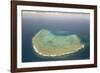 Aerial Photography of Coral Reef Formations of the Great Barrier Reef-Louise Murray-Framed Photographic Print