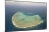 Aerial Photography of Coral Reef Formations of the Great Barrier Reef-Louise Murray-Mounted Photographic Print