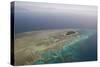 Aerial Photography of Coral Reef Formations of the Great Barrier Reef-Louise Murray-Stretched Canvas