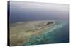 Aerial Photography of Coral Reef Formations of the Great Barrier Reef-Louise Murray-Stretched Canvas