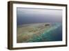 Aerial Photography of Coral Reef Formations of the Great Barrier Reef-Louise Murray-Framed Photographic Print