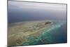 Aerial Photography of Coral Reef Formations of the Great Barrier Reef-Louise Murray-Mounted Photographic Print