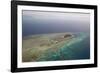 Aerial Photography of Coral Reef Formations of the Great Barrier Reef-Louise Murray-Framed Photographic Print