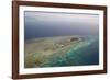 Aerial Photography of Coral Reef Formations of the Great Barrier Reef-Louise Murray-Framed Photographic Print