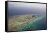 Aerial Photography of Coral Reef Formations of the Great Barrier Reef-Louise Murray-Framed Stretched Canvas