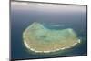 Aerial Photography of Coral Reef Formations of the Great Barrier Reef-Louise Murray-Mounted Photographic Print