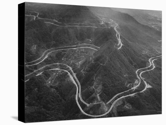 Aerial Picture of the Sao Paulo-Santos Road, also Called the Anchieta-Dmitri Kessel-Stretched Canvas