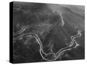 Aerial Picture of the Sao Paulo-Santos Road, also Called the Anchieta-Dmitri Kessel-Stretched Canvas