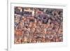 Aerial rooftop view of Dubrovnik Old Town, UNESCO World Heritage Site, Dubrovnik, Dalmatian Coast, -Neale Clark-Framed Photographic Print