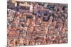 Aerial rooftop view of Dubrovnik Old Town, UNESCO World Heritage Site, Dubrovnik, Dalmatian Coast, -Neale Clark-Mounted Photographic Print