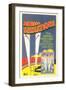 Aerial Sensations, Circus Advertisement-null-Framed Art Print