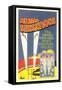 Aerial Sensations, Circus Advertisement-null-Framed Stretched Canvas