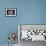 Aerial shot of a group of Mute swans and gulls, Switzerland-Mateusz Piesiak-Framed Photographic Print displayed on a wall