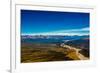 Aerial shot of Alaskan Mountain Range, Alaska, United States of America, North America-Laura Grier-Framed Photographic Print