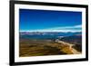 Aerial shot of Alaskan Mountain Range, Alaska, United States of America, North America-Laura Grier-Framed Photographic Print