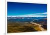 Aerial shot of Alaskan Mountain Range, Alaska, United States of America, North America-Laura Grier-Framed Photographic Print