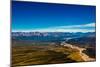 Aerial shot of Alaskan Mountain Range, Alaska, United States of America, North America-Laura Grier-Mounted Photographic Print