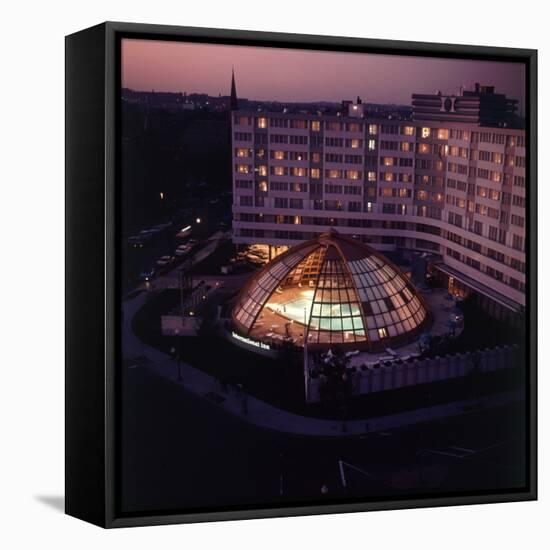 Aerial Shot of International Inn Hotel in Washington, Dc 1963-Yale Joel-Framed Stretched Canvas