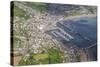 Aerial Shot of Newlyn Fishing Harbour Near Penzance, Cornwall, England, United Kingdom, Europe-Robert Harding-Stretched Canvas