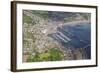 Aerial Shot of Newlyn Fishing Harbour Near Penzance, Cornwall, England, United Kingdom, Europe-Robert Harding-Framed Photographic Print