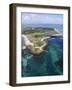 Aerial Shot of Tresco, Isles of Scilly, Cornwall, United Kingdom, Europe-Robert Harding-Framed Photographic Print