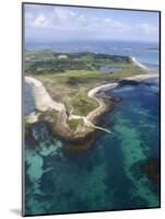 Aerial Shot of Tresco, Isles of Scilly, Cornwall, United Kingdom, Europe-Robert Harding-Mounted Photographic Print