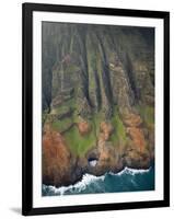 Aerial Shots of the Kauai Island in Hawaii-Sergio Ballivian-Framed Photographic Print