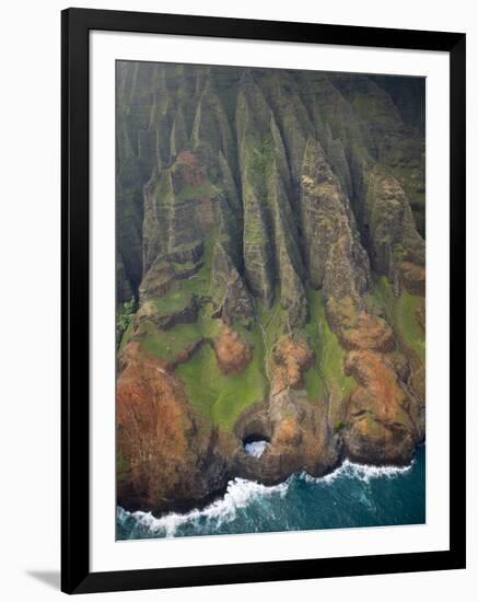 Aerial Shots of the Kauai Island in Hawaii-Sergio Ballivian-Framed Photographic Print