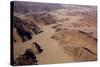 Aerial, Skeleton Coast Park, Namibia, Africa-Thorsten Milse-Stretched Canvas