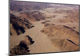 Aerial, Skeleton Coast Park, Namibia, Africa-Thorsten Milse-Mounted Photographic Print