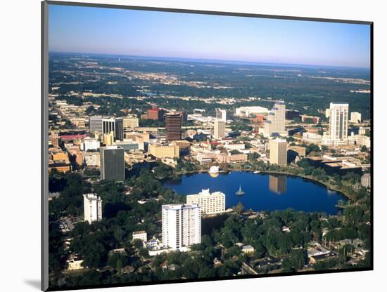 Aerial Skyline, Orlando, Florida-Bill Bachmann-Mounted Photographic Print
