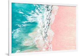 Aerial Summer - Bali Pink Beach-Philippe HUGONNARD-Framed Photographic Print