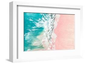 Aerial Summer - Bali Pink Beach-Philippe HUGONNARD-Framed Photographic Print