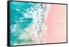 Aerial Summer - Bali Pink Beach-Philippe HUGONNARD-Framed Stretched Canvas