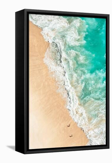 Aerial Summer - Beach Day-Philippe HUGONNARD-Framed Stretched Canvas