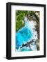 Aerial Summer - Blue Lagoon Ceningan-Philippe HUGONNARD-Framed Photographic Print