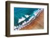 Aerial Summer - Coral Reef Beach-Philippe HUGONNARD-Framed Photographic Print