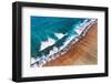 Aerial Summer - Coral Reef Beach-Philippe HUGONNARD-Framed Photographic Print