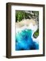 Aerial Summer - Forgotten Beach-Philippe HUGONNARD-Framed Photographic Print