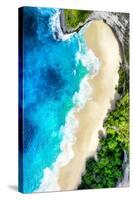 Aerial Summer - Half Beach Heart-Philippe HUGONNARD-Stretched Canvas