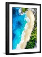 Aerial Summer - Half Beach Heart-Philippe HUGONNARD-Framed Photographic Print