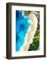 Aerial Summer - Half Beach Heart-Philippe HUGONNARD-Framed Photographic Print