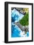 Aerial Summer - Nusa Cliffs-Philippe HUGONNARD-Framed Photographic Print