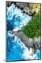 Aerial Summer - Nusa Cliffs-Philippe HUGONNARD-Mounted Photographic Print