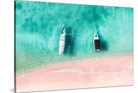 Aerial Summer - Pink Beach Bali-Philippe HUGONNARD-Stretched Canvas