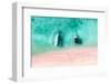 Aerial Summer - Pink Beach Bali-Philippe HUGONNARD-Framed Photographic Print