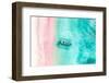 Aerial Summer - Pink Beach-Philippe HUGONNARD-Framed Photographic Print